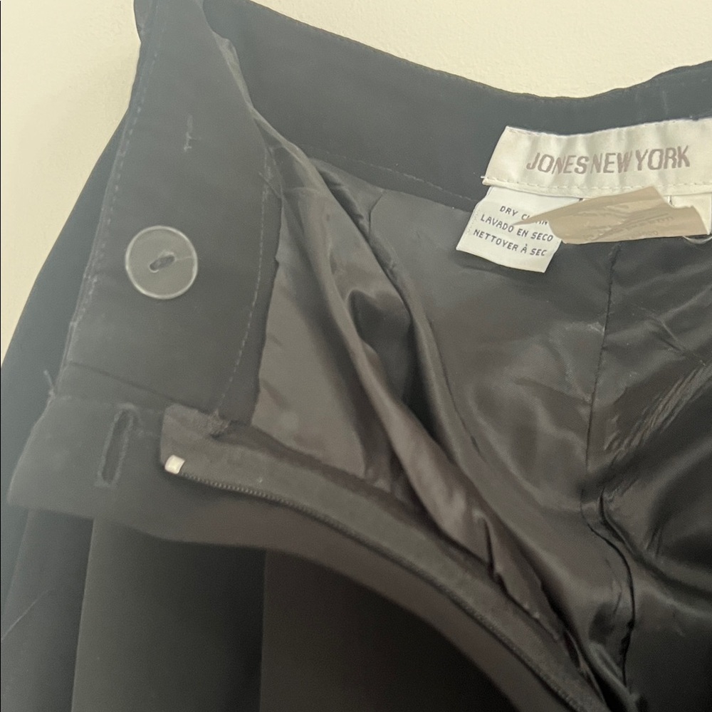 Jones New York Classic Black Womens Plus Dress Pants - Picture 3 of 7